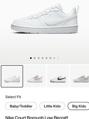 Nike White Low-Top Mesh & Leather Sneakers